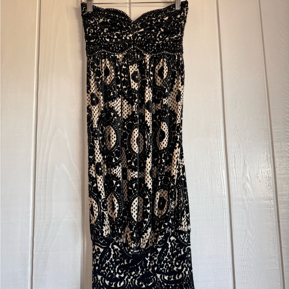 Diane Von Furstenberg Black Velvet Dress - Picture 3 of 8